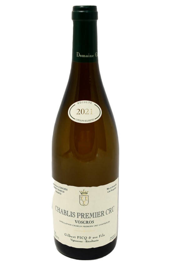 Domaine Gilbert Picq Chablis Vogros 1er Cru 2021